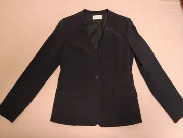 PLST 노카라 네이비 자켓 XS