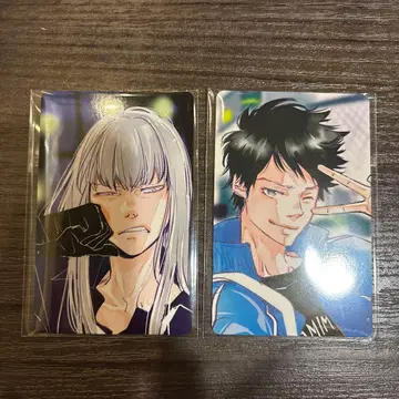 아마노 아키라 전시회 셀카풍 트레이딩 카드 스쿠알로 야마모토 타케시