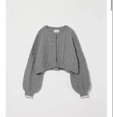 eaphi CABLE KNIT CARDIGAN