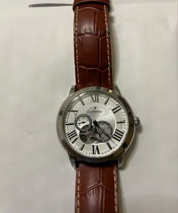 Oroblanco 자동 와인딩 손목시계 실버 브라운