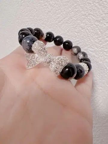 단 1점!! 야벚꽃 마노 팔찌