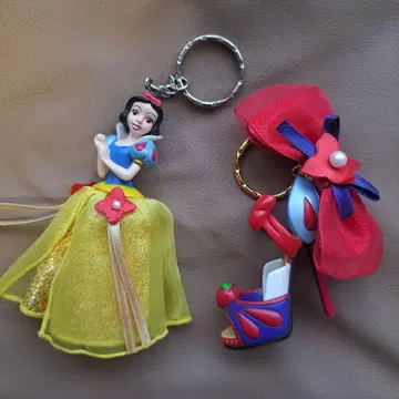 백설공주 키링 세트