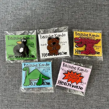 다이스케 콘도 핀 배지 세트 주말 한정판 재가격 인하