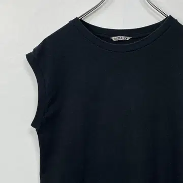 AURALEE 오라리 슬리브리스 블랙 0