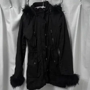 Y2K 그런지 헤이세이 갸루 모즈 코트