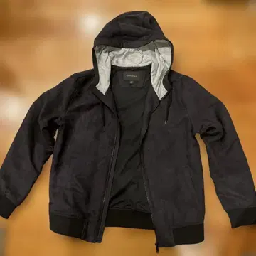 BANANA REPUBLIC 스웨이드풍 남성용 후드티 L 블랙