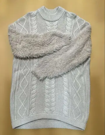 GRL 케이블 짜임 니트 스웨터 긴팔