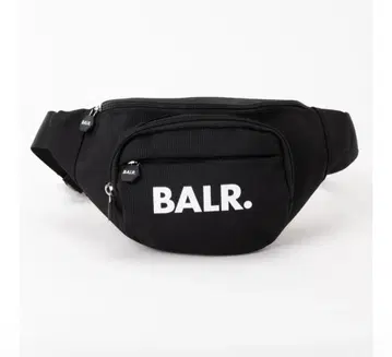 [ 미개봉 택 포함 ] BALR. 바디백 블랙 웨스트 파우치