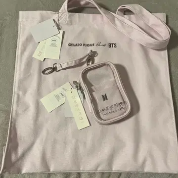 [ 새상품 ] BTS GELATO PIQUE 토트백 & 칼리 파우치 세트