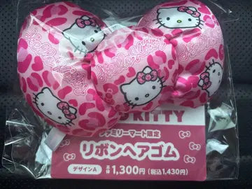 헬로키티 리본 머리끈 핑크 A 훼미리마트 훼미리마트 익명