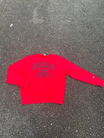 구제 의류 Champion 챔피온 맨투맨 트레이닝복 레드 기모