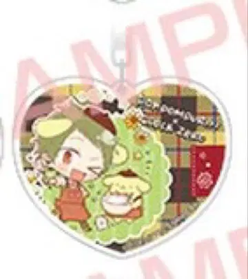 CLOCK ZERO 하트형 아크릴 키링 에이오