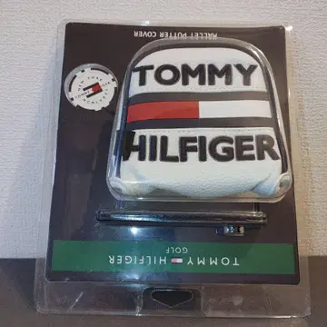 타미힐피거 퍼터 커버 골프 마커 포함 화이트