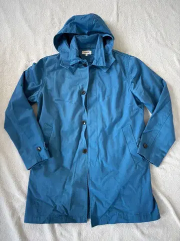 ORANGESTA STANDARD 후드 부착 트렌치코트 L 사이즈 파랑