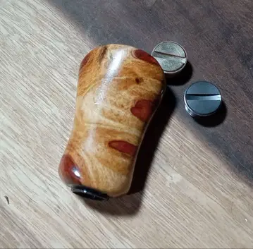 카린 노브 SHIMANO 시마노 릴 노브 핸들 노브 밝은 편 홍백