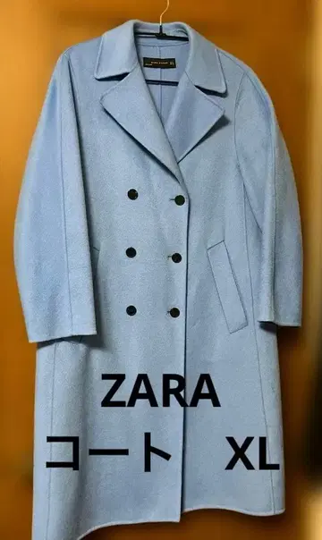 ZARA WOMAN 블루 롱 코트 XL