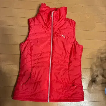 PUMA 레드 다운 베스트 L 사이즈