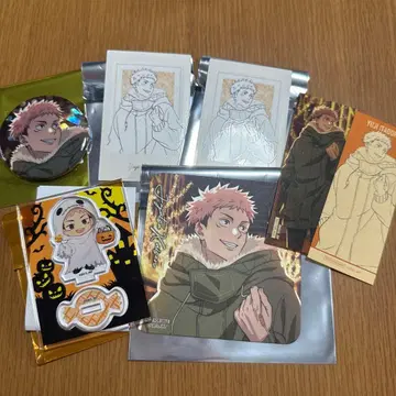 주술회전 말큐브 캔뱃지 코스터 폴라샷 특전