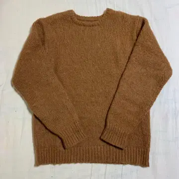 울 니트 오렌지 L 사이즈