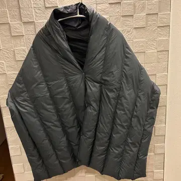 TAION 블랙 다운 숄