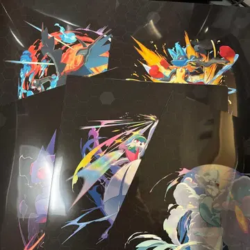 포켓몬 클리어 파일 5종 컴플리트 세트 세븐일레븐