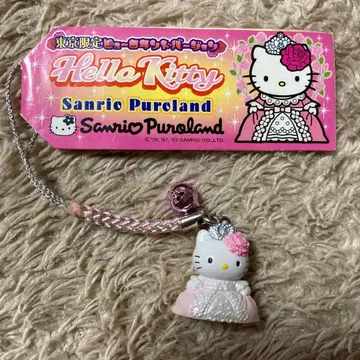 지역 한정 키티 도쿄 한정 산리오 퓨로랜드 버전 족자 드레스 레어