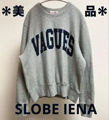 [새상품급] SLOBE IENA VAGUES 로고 그레이 맨투맨