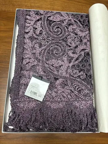 아마미오시마 진흙 염색 무늬 무츠키 실크 숄