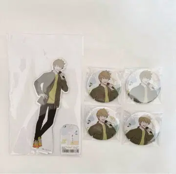 월드 트리거 이누카이 스미하루 마네키네코 아크릴 스탠드 캔뱃지 4점