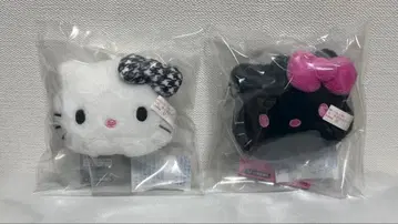 헬로키티 페이스형 마스코트 홀더 2개 범규