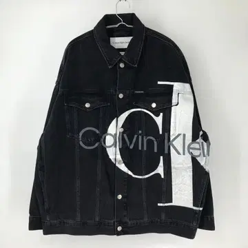 캘빈클라인 데님 자켓 M 블랙