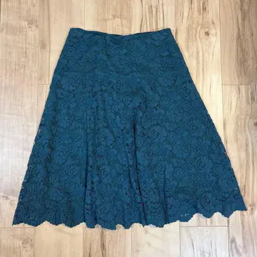 새상품급 아나이 레이스 플레어 스커트 38