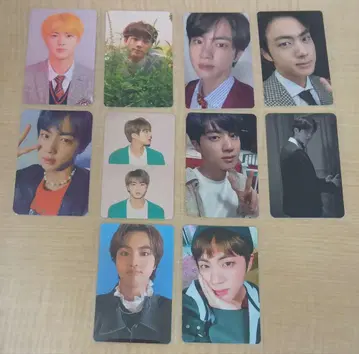 BTS 진 트레이딩 카드 10장 묶음 판매