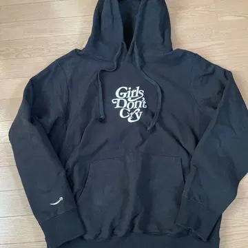 Girls Don't Cry 걸스 돈 크라이 후드티 블랙