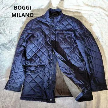 BOGGI MILANO 네이비 퀼팅 자켓