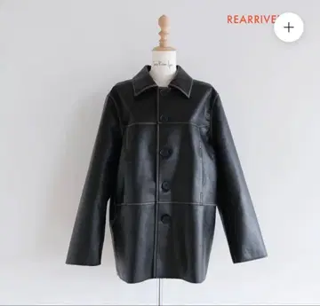 빈티지 ECO 가죽 셔츠 자켓