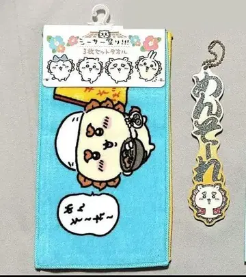 치이카와 시사 축제! 타월, 아크링 키링 세트
