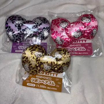 훼미리마트 한정판 헬로키티 리본 머리끈