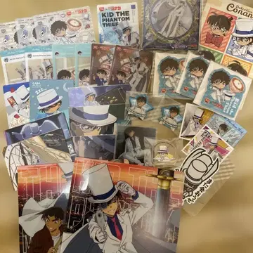명탐정 코난 괴도 키드 굿즈 세트 클리어 파일 카드 아크릴 스탠드 콜라보