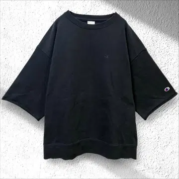 새상품급 챔피온 반팔 맨투맨 귀여운 FREE 블랙 루즈핏