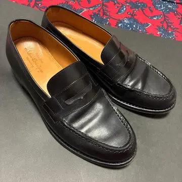 블랙 가죽 로퍼 인도네시아산