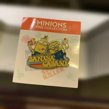 미니언즈 바나나 카바나 핀 배지
