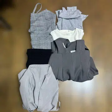 체크 무늬 셋업 7종