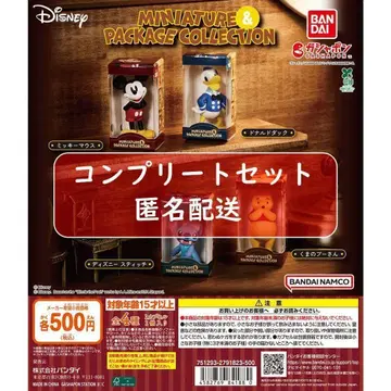 디즈니 캐릭터 미니어처 & 패키지 컬렉션 전 4종