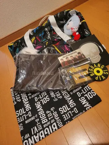 BIGBANG 굿즈세트 토트백 봉제 인형