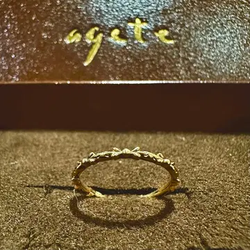 agete K10 핑키 반지