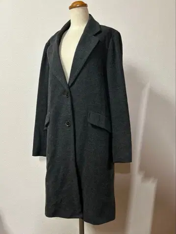 다크 그레이 체스터 코트 sizeL