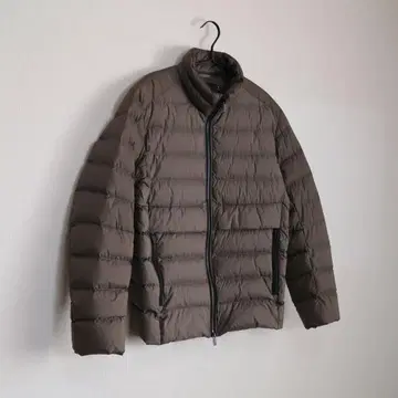 [ 거의 미사용 ] UNIQLO +J 다운 자켓 브라운 M 더블 ZIP