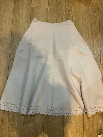 drawer 16G 밑단 스캘럽 플레어 니트 스커트 정가 7만 5천엔