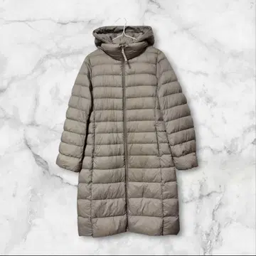 UNIQLO 울트라 라이트 다운 후디드 코트 M 베이지
